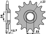 PBR gear wheel 405 16 18NC (90-93, JTF1125.16)